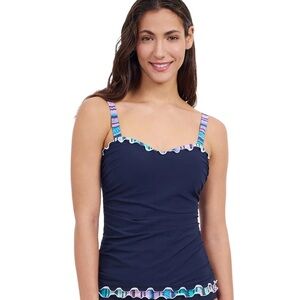 Profile By Gottex Blue and Purple One Piece Swimwear